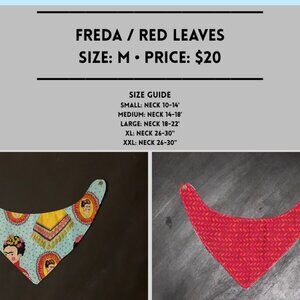 *NOW FOR $15* Freda Bandana- Medium 14-18" W/ DISCOUNT SHIPPING